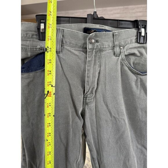 Brooks Brothers Grey 5-Pocket pants Chino Pants Mens Size 34W 32L - Picture 4 of 6